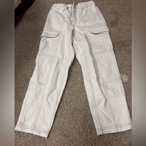 PacSun Off-White Cargo Pants